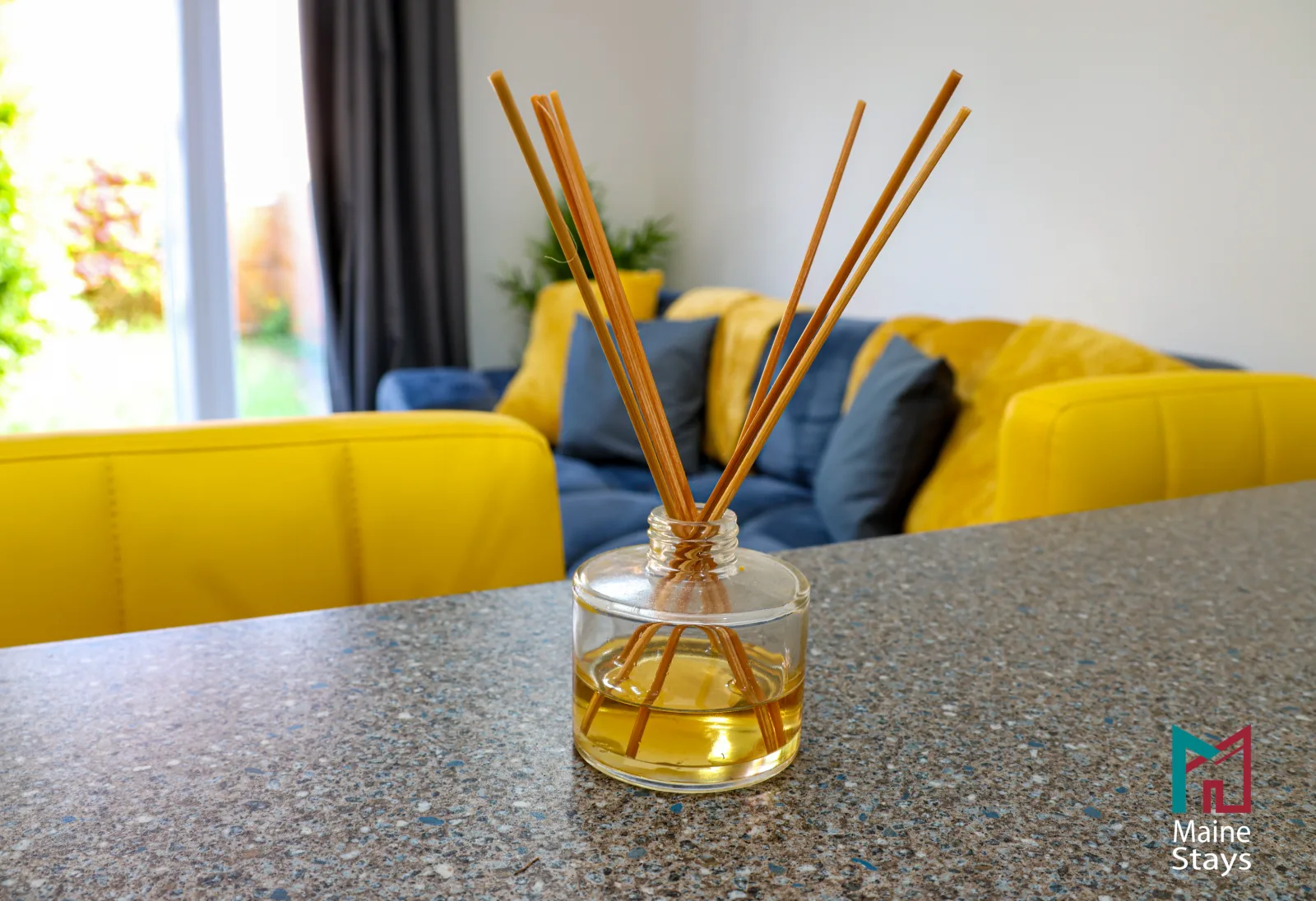 Humber Hub Coventry - Open-plan kitchen, dining and lounge: reed diffuser a